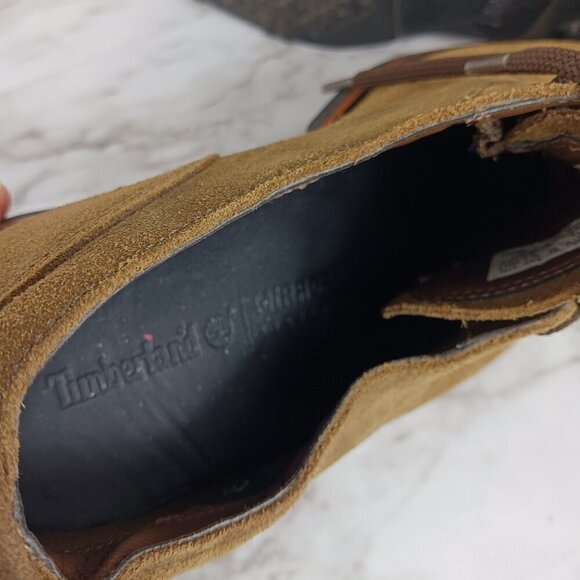 TIMBERLAND Men's Kendrick olive nubuck Suede Plain Toe Oxfords size 8 leather - Picture 10 of 12